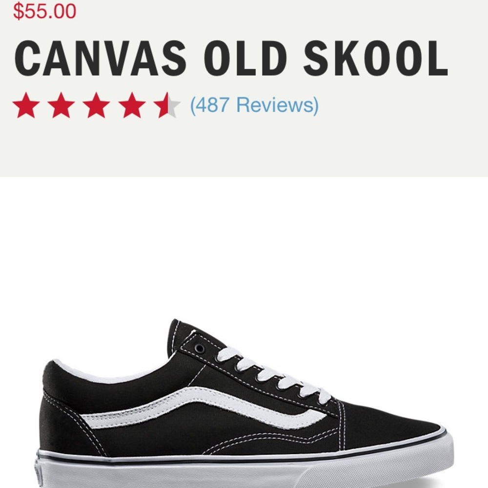 VANS SNEAKERS NEW, JUST TRIED IN THE STORE